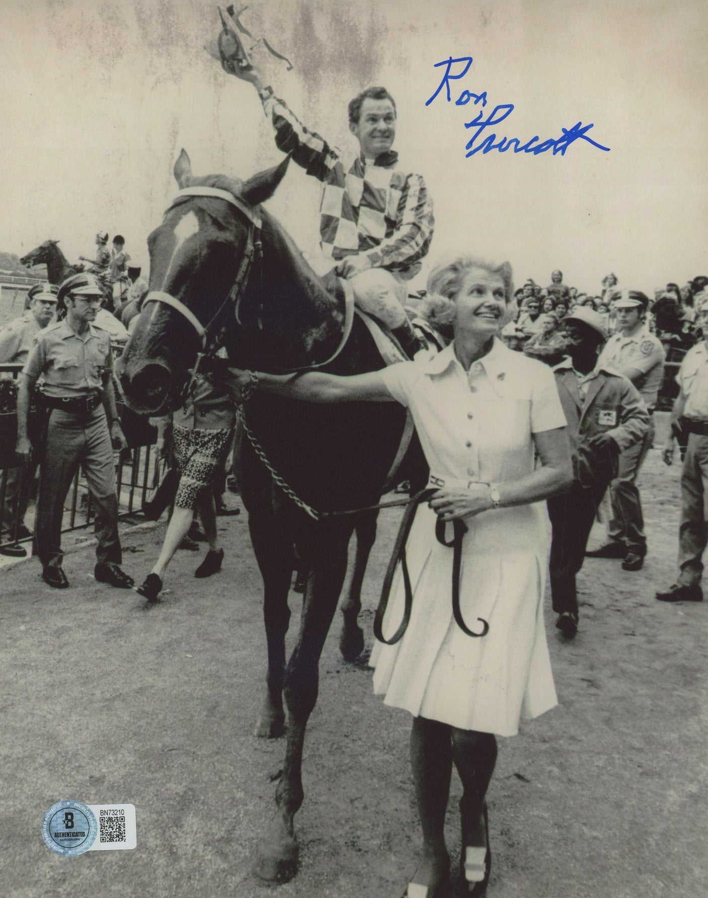 Ron Turcotte Authentic Signed 8x10 Photo Autographed BAS #BN73210
