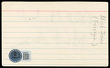Mick Jones Foreigner "All In Love" Authentic Signed 3x5 Index Card BAS #BM56976