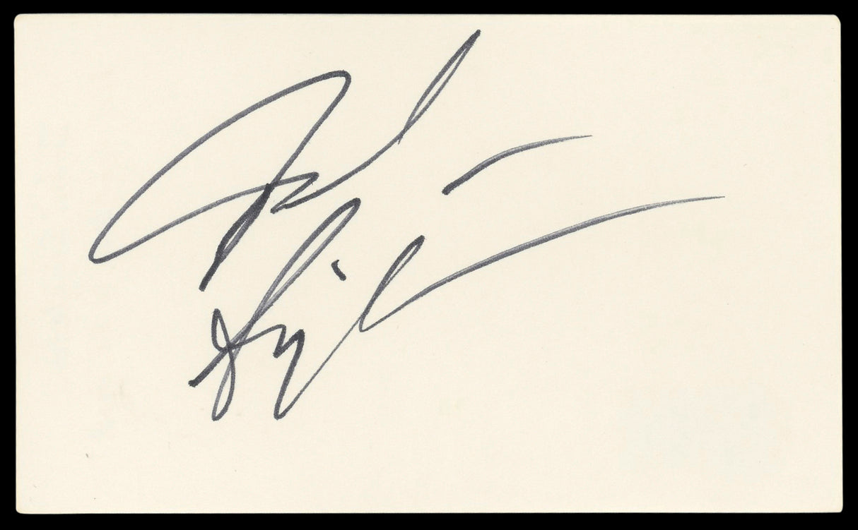 John Singleton Boyz N The Hood Authentic Signed 3x5 Index Card BAS #BM56981