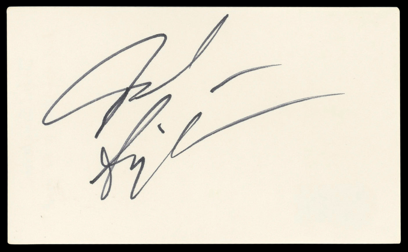 John Singleton Boyz N The Hood Authentic Signed 3x5 Index Card BAS #BM56981