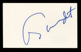 George Wendt Cheers Authentic Signed 3x5 Index Card Autographed BAS #BL96552