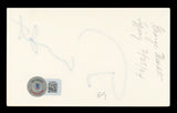 George Wendt Cheers Authentic Signed 3x5 Index Card Autographed BAS #BL96552