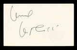 Bernardo Bertolucci The Last Emperor Signed 3x5 Index Card BAS #AD70324