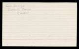 Cowboys Gene Stallings Authentic Signed 3x5 Index Card Autographed BAS #BT03577