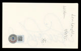 Lori Loughlin Full House Authentic Signed 3x5 Index Card BAS #BL98565