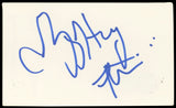Harvey Fierstein Mrs. Doubtfire Authentic Signed 3x5 Index Card BAS #BN89159