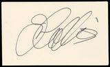 Joan Collins Dynasty Authentic Signed 3x5 Index Card Autographed BAS #BM56989