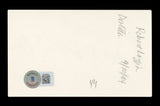 Robert Loggia Big Authentic Signed 3x5 Index Card Autographed BAS #BL96592