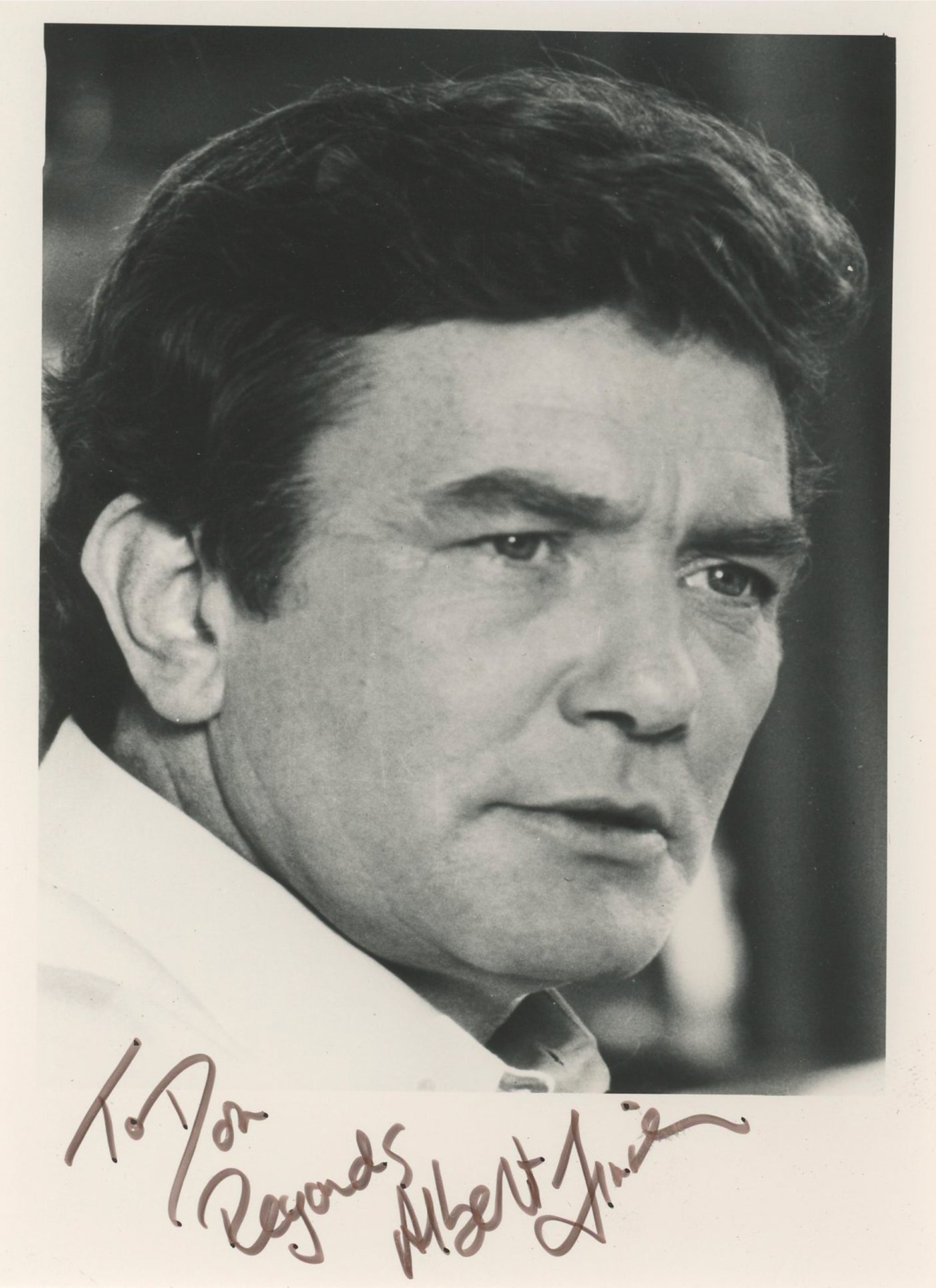 Albert Finney Erin Brockovich "To Don Regards" Signed 4x6 Photo BAS #BK43277