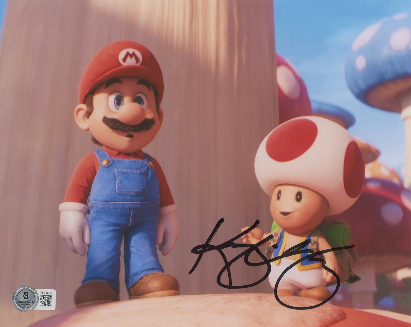 Keegan-Michael Key The Super Mario Bros Movie Signed 8x10 Photo BAS #BP71456
