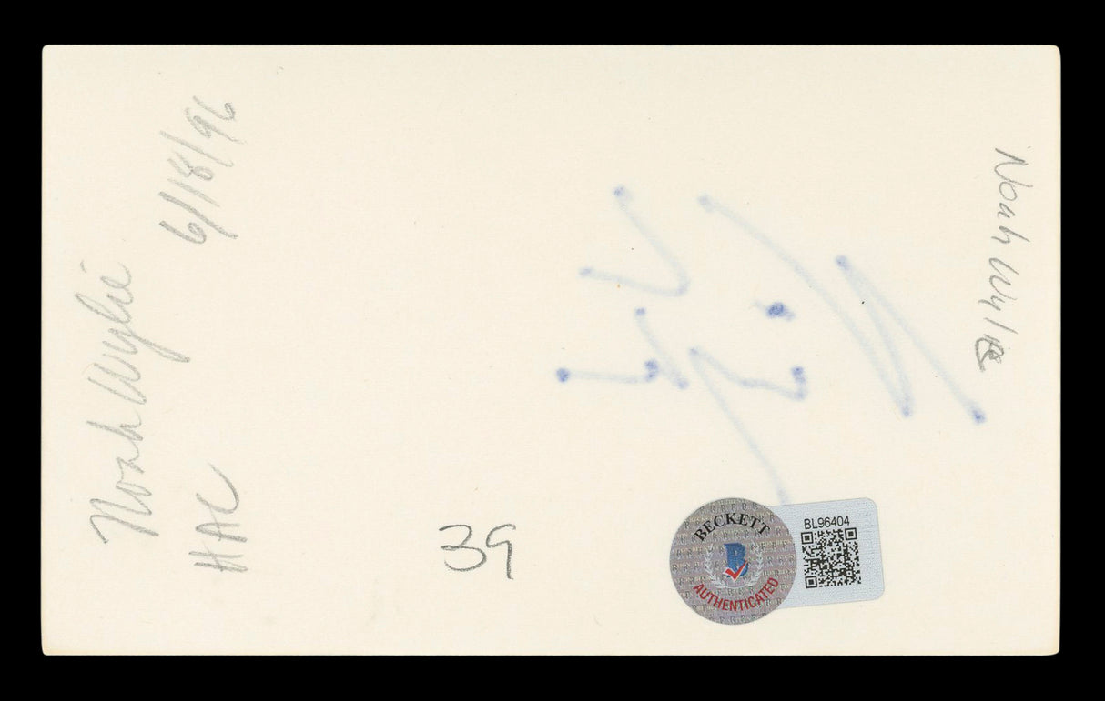 Noah Wyle ER Authentic Signed 3x5 Index Card Autographed BAS #BL96404