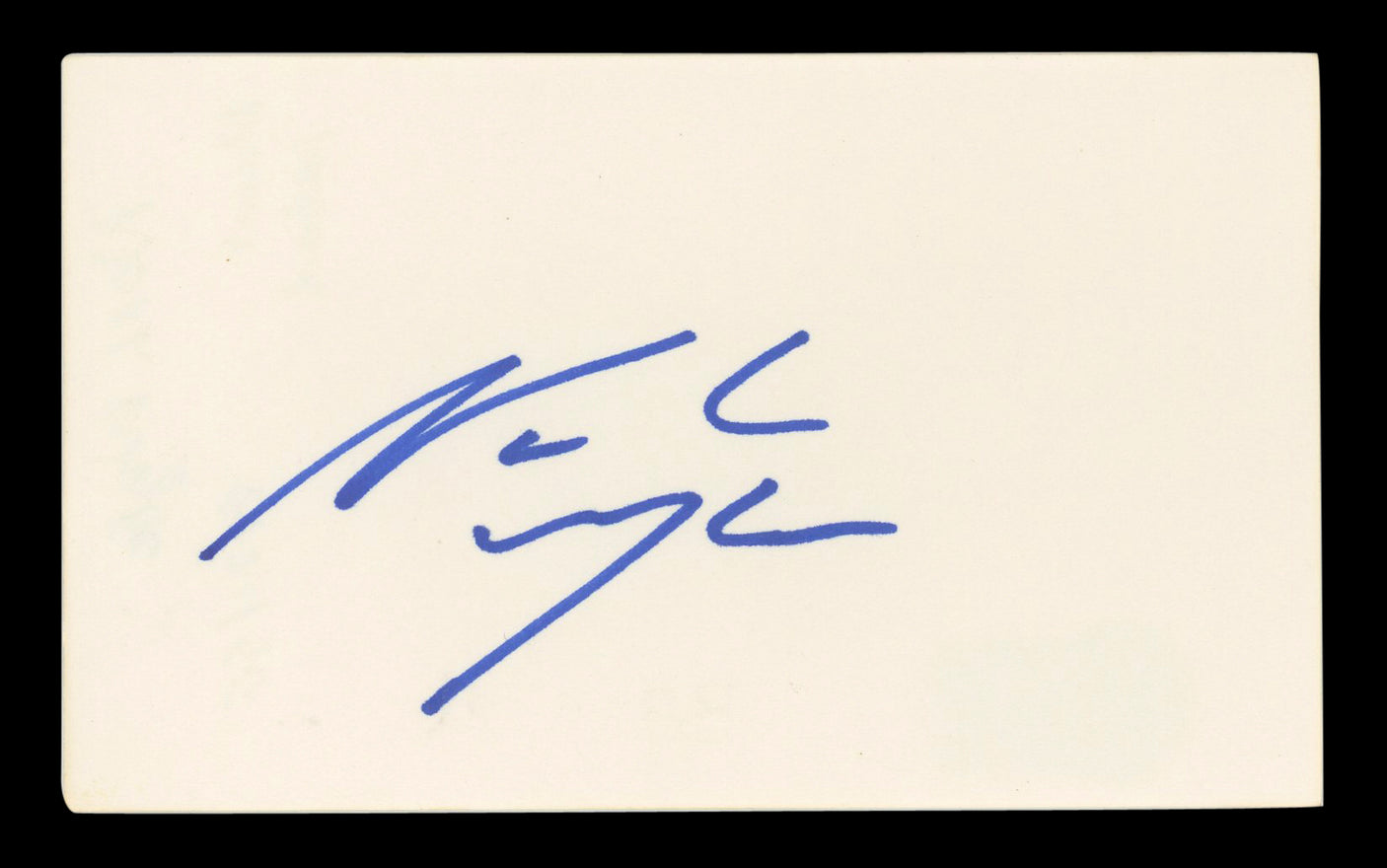 Noah Wyle ER Authentic Signed 3x5 Index Card Autographed BAS #BL96407