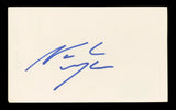 Noah Wyle ER Authentic Signed 3x5 Index Card Autographed BAS #BL96407