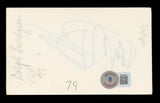 Dolph Lundgren The Expendables Authentic Signed 3x5 Index Card BAS #BL96408