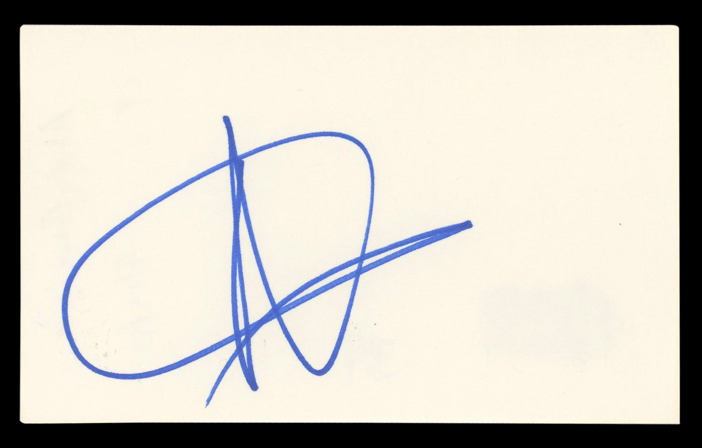 Andy Garca Ocean's 11 Authentic Signed 3x5 Index Card Autographed BAS #BL98547