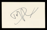Dolph Lundgren The Expendables Authentic Signed 3x5 Index Card BAS #BL96411