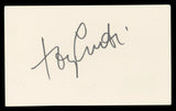 Tony Curtis Some Like It Hot Authentic Signed 3x5 Index Card BAS #BL98545