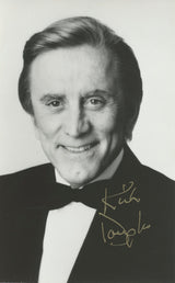 Kirk Douglas Spartacus Authentic Signed 3.5x5.5 Black & White Photo BAS #BL76420