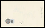 Tony Curtis Some Like It Hot Authentic Signed 3x5 Index Card BAS #BL98542