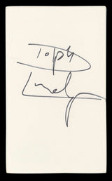 Dolph Lundgren The Expendables Authentic Signed 3x5 Index Card BAS #BL96415