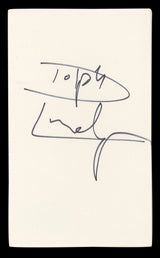 Dolph Lundgren The Expendables Authentic Signed 3x5 Index Card BAS #BL96415