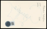 Claudia Schiffer Zoolander Authentic Signed 3x5 Index Card BAS #BM58642