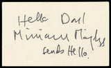 Miriam Margolyes Romeo + Juliet Authentic Signed 3x5 Index Card BAS #BN89400