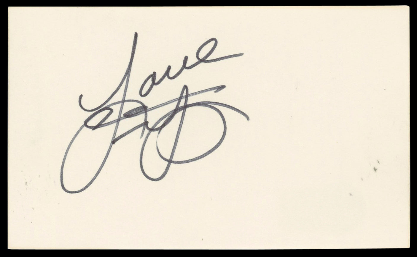 Lorna Luft Grease 2 Authentic Signed 3x5 Index Card Autographed BAS #BN89411