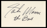 Jackie Mason The Jerk "The Best" Authentic Signed 3x5 Index Card BAS #BV03109