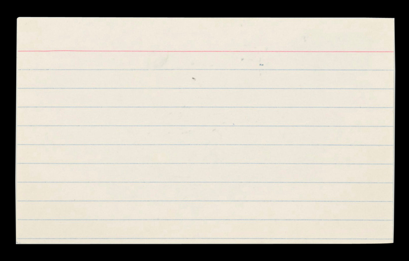 Arizona State Frank Kush Authentic Signed 3x5 Index Card BAS #BT03615