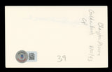 Clayton Moore The Lone Ranger Authentic Signed 3x5 Index Card BAS #BL96565