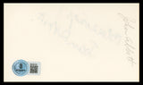 John Abbott Jane Eyre "Blessings!" Authentic Signed 3x5 Index Card BAS #BV02191