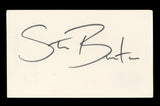 Steve Burton General Hospital Signed 3x5 Index Card Autographed BAS #AD70136