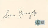 Sean Young Blade Runner Authentic Signed 3x5 Index Card BAS #BQ45367