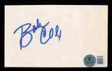 Braves Bobby Cox Authentic Signed 3x5 Index Card Autographed BAS #BT03626