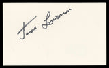Jack Lemmon The Apartment Authentic Signed 3x5 Index Card BAS #BL98517