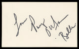 Paige O'Hara Beauty and the Beast "Love" Signed 3x5 Index Card BAS #BN06354