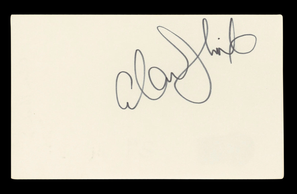 Alan Thicke Growing Pains Authentic Signed 3x5 Index Card BAS #BL96420
