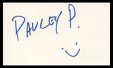 Pauley Perrette NCIS Authentic Signed 3x5 Index Card Autographed BAS #BV04111