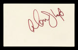 Alan Thicke Growing Pains Authentic Signed 3x5 Index Card BAS #BL96422