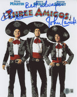 Chevy Chase and John Landis Three Amigos! Signed 8x10 Photo BAS #2W435478