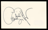 Claudia Schiffer Love Actually Authentic Signed 3x5 Index Card BAS #BL98494