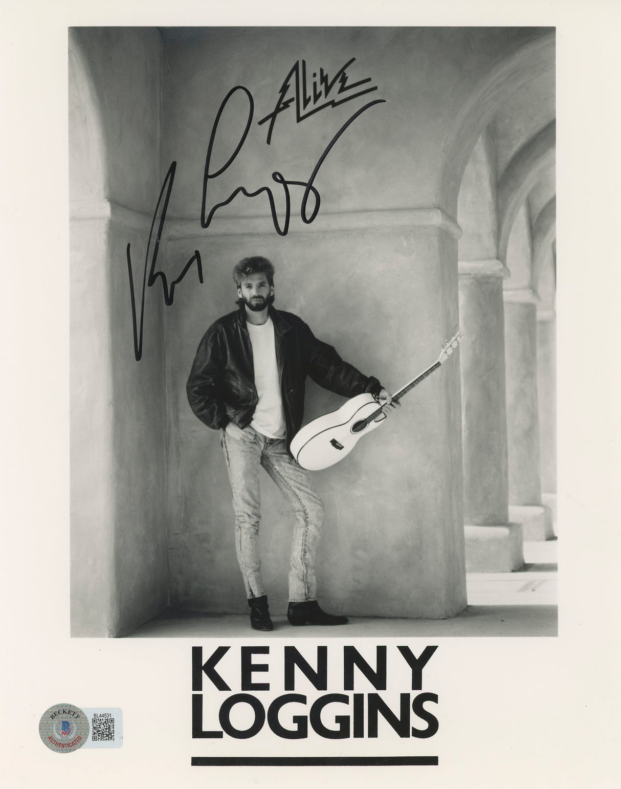 Kenny Loggins Musician Authentic Signed 8x10 Photo Autographed BAS #BL44531