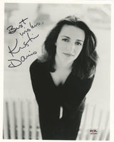 Kristin Davis Sex And The City "Best Wishes" Signed 8x10 Photo PSA/DNA #AP84584