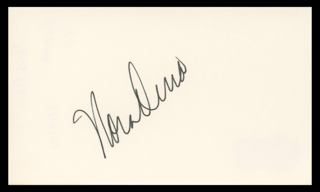 Nora Dunn Saturday Night Live Authentic Signed 3x5 Index Card BAS #BV04140