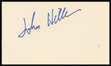 John Hillerman Magnum, P.I. Authentic Signed 3x5 Index Card BAS #BR26814