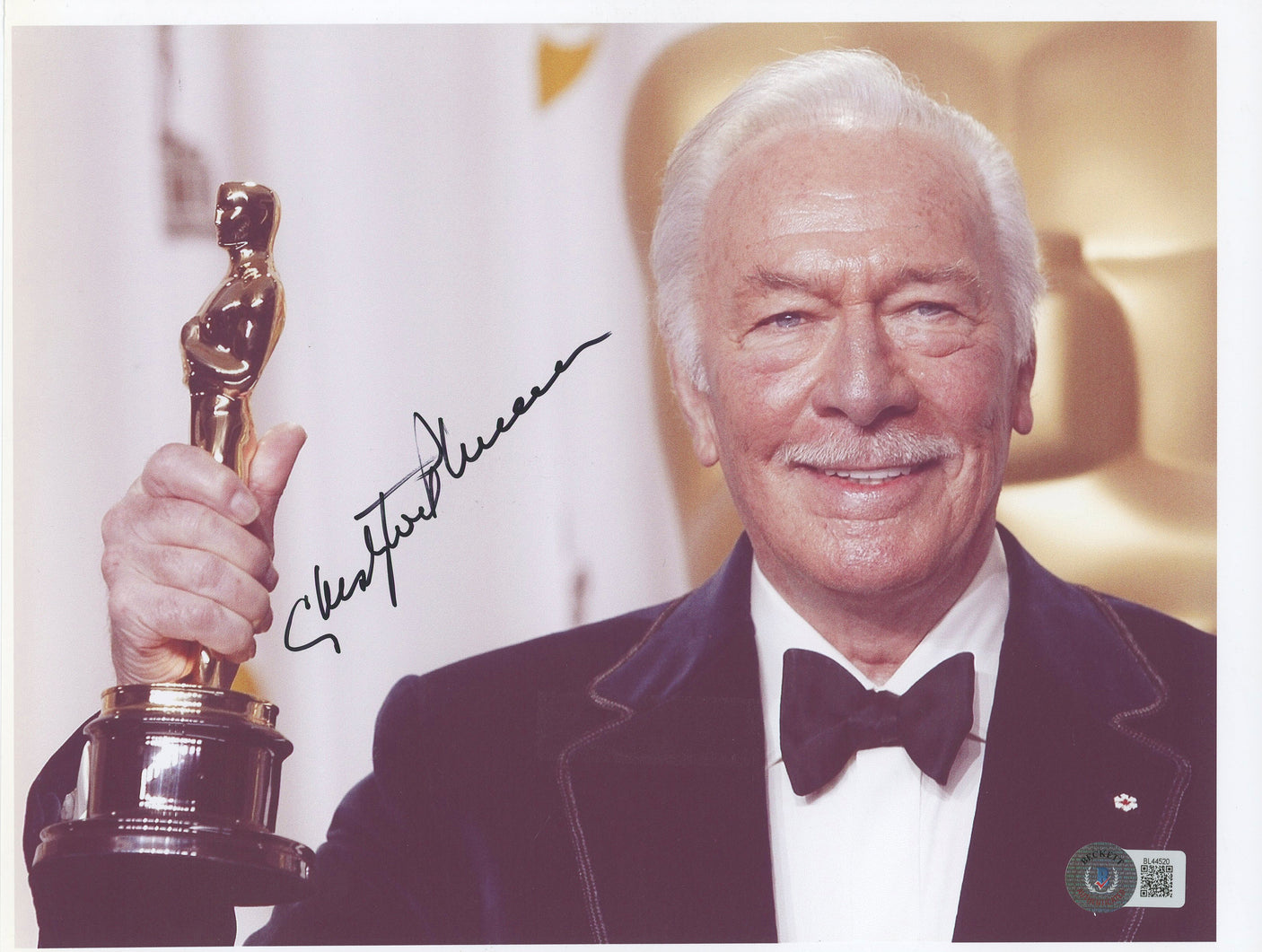 Christopher Plummer The Sound Of Music Signed 8.5x11 Photo BAS #BL44520