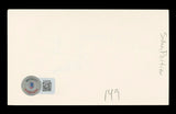 Sidney Poitier In The Heat of the Night Signed 3x5 Index Card BAS #BL96438