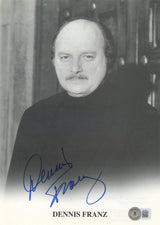 Dennis Franz NYPD Blue Authentic Signed 7.5x10.5 Magazine Page BAS #BL44512