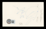 Joe Pantoliano The Sopranos Authentic Signed 3x5 Index Card BAS #BL96442